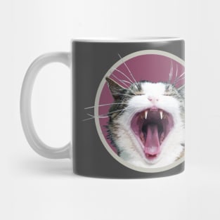 Yawning Kitty Mug